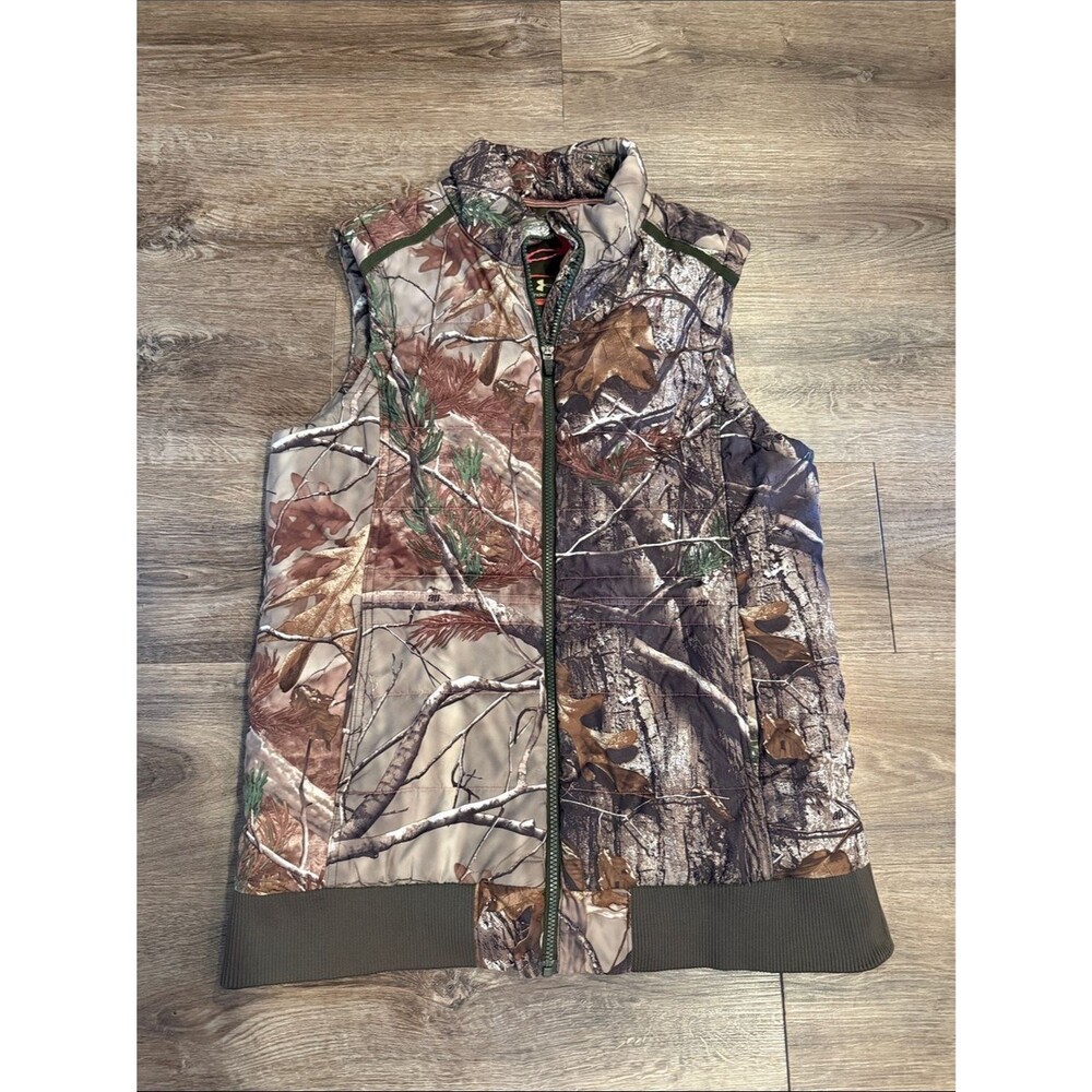 Under Armour Women’s Camo Hunting Puffer Vest Size L